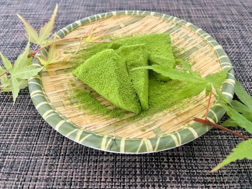 抹茶羽二重餅