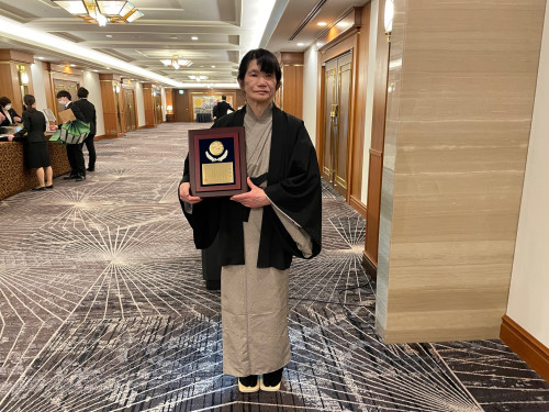 御家元から功労賞を賜りました。