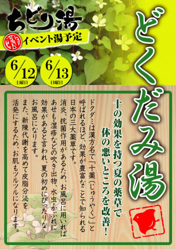 どくだみ湯