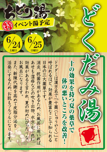 どくだみ湯