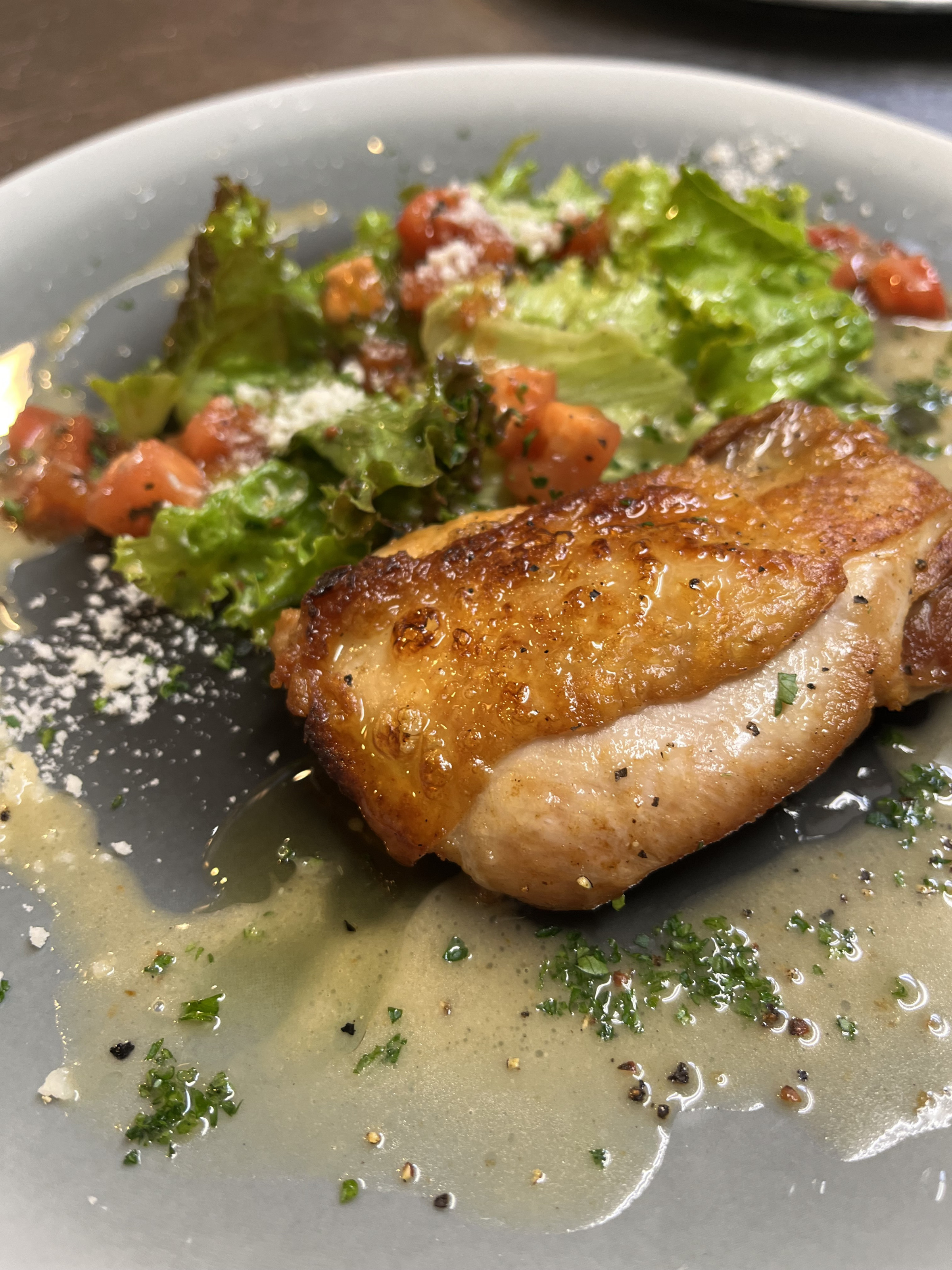 恵那鳥もも肉のオーブン焼き