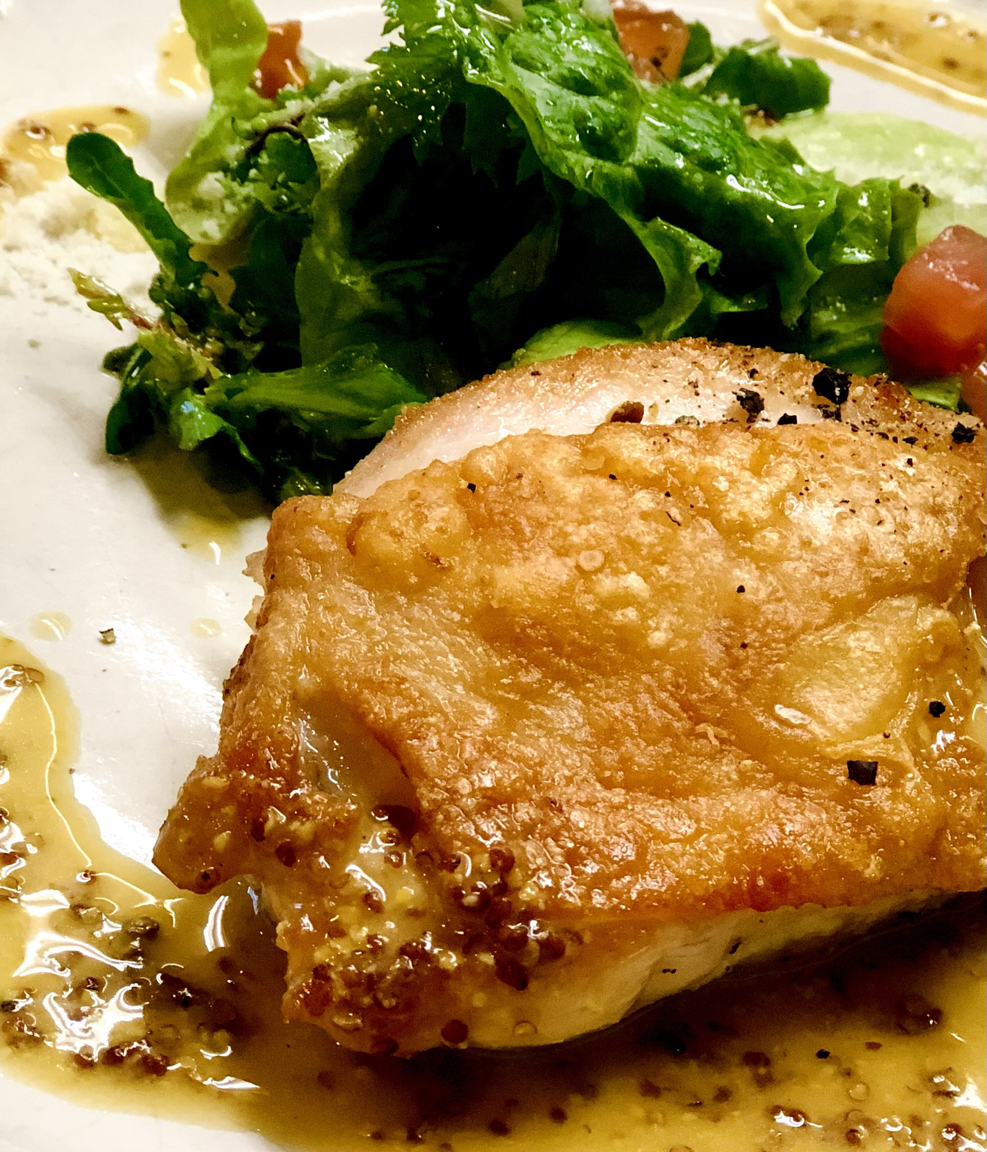 恵那鳥もも肉のオーブン焼き