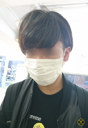 メンズ2ブロショート