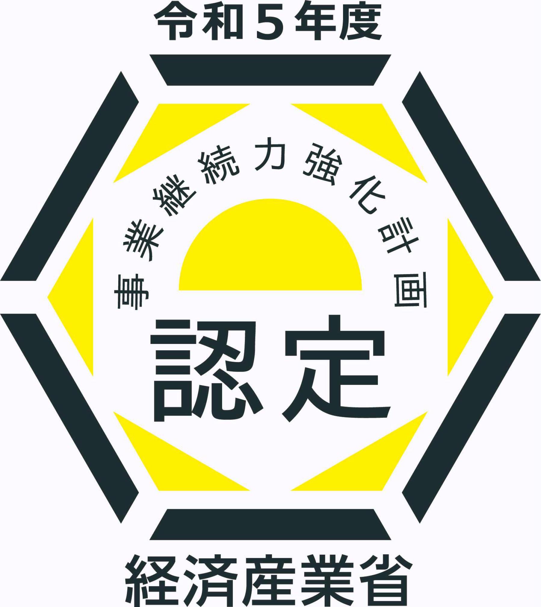 事業継続力強化計画　認証取得 令和５年