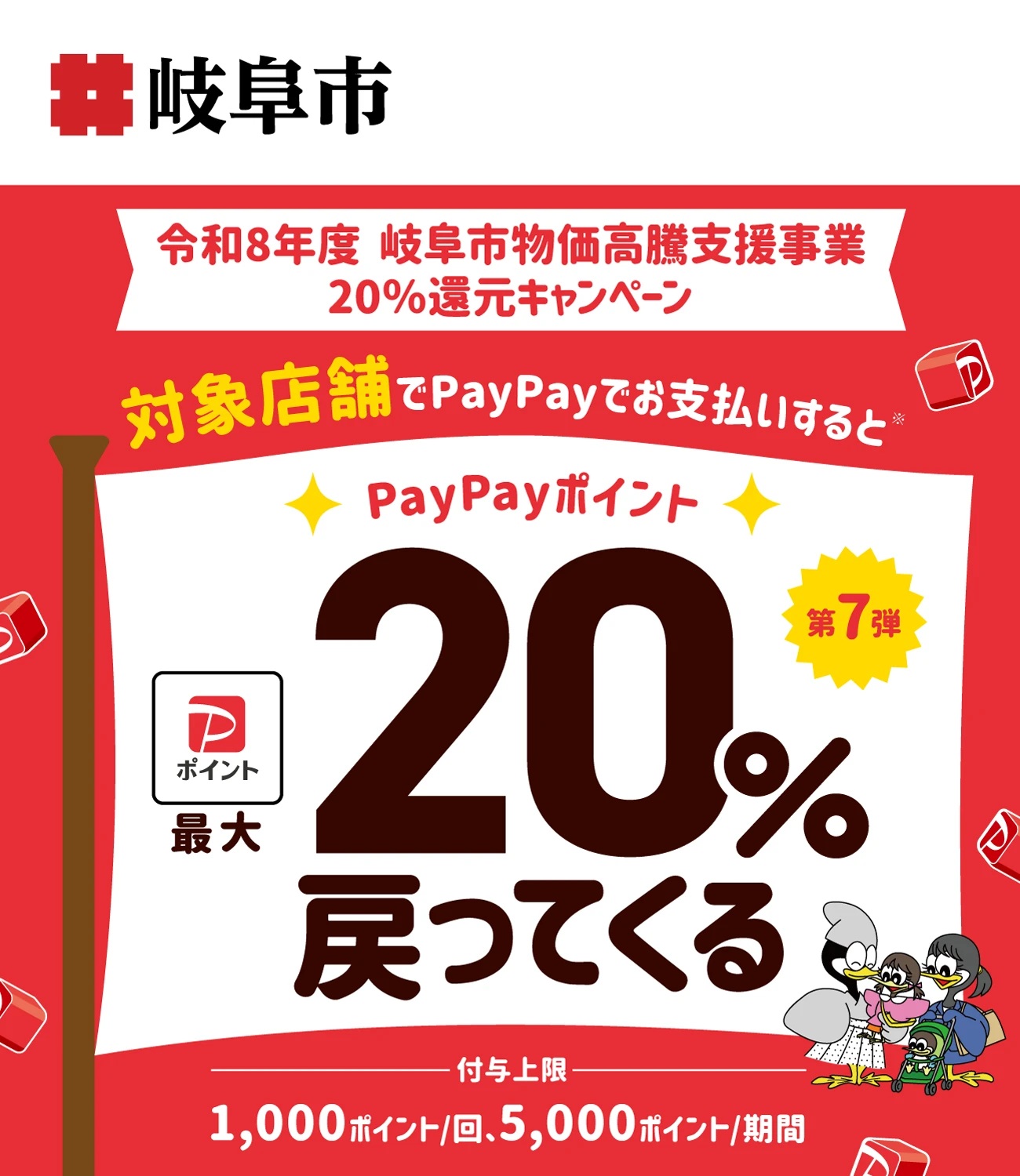 令和8年度 岐阜市物価高騰支援事業20％還元キャンペーン