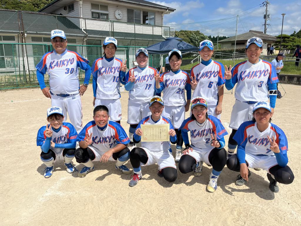 第１８回中国レディースソフトボール大会山口県予選会代表の山口海響クラブのみなさん（R7.07.06　長門市）