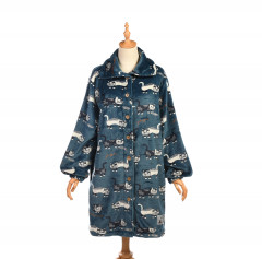 20AW 【20-1155】モケモケットぬくぬくガウン<br>マチルダさん柄<br><span style="color:red;">↑↑ここをクリック♪↑↑</span>