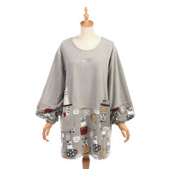 20AW 【20-1129】ネコまるけ釦あきプルオーバーカッポウ<br><span style="color:red;">↑↑ここをクリック♪↑↑</span>