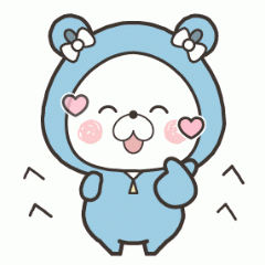 気持ちを伝える♡くまぽこ×リボン＆アクマ