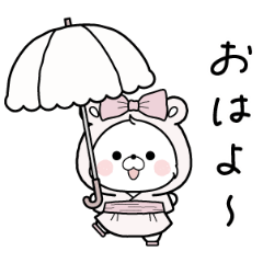 動く♪リボンちゃんの夏コーデ