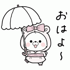 動く♪リボンちゃんの夏コーデ