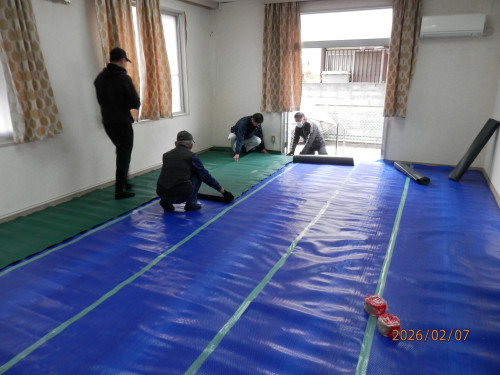 明日の選挙をする為に、準備をします！！