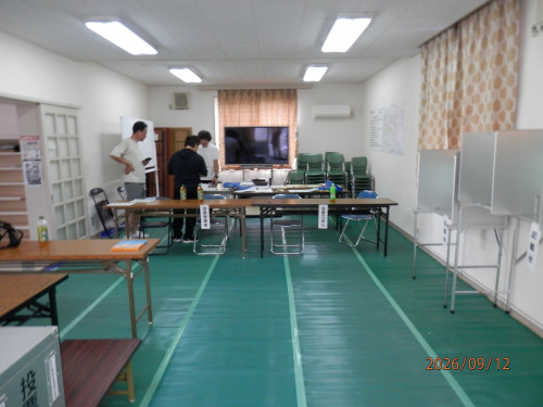 県議会議員　補欠選挙　準備！！
