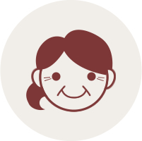 目の周りの笑いジワ