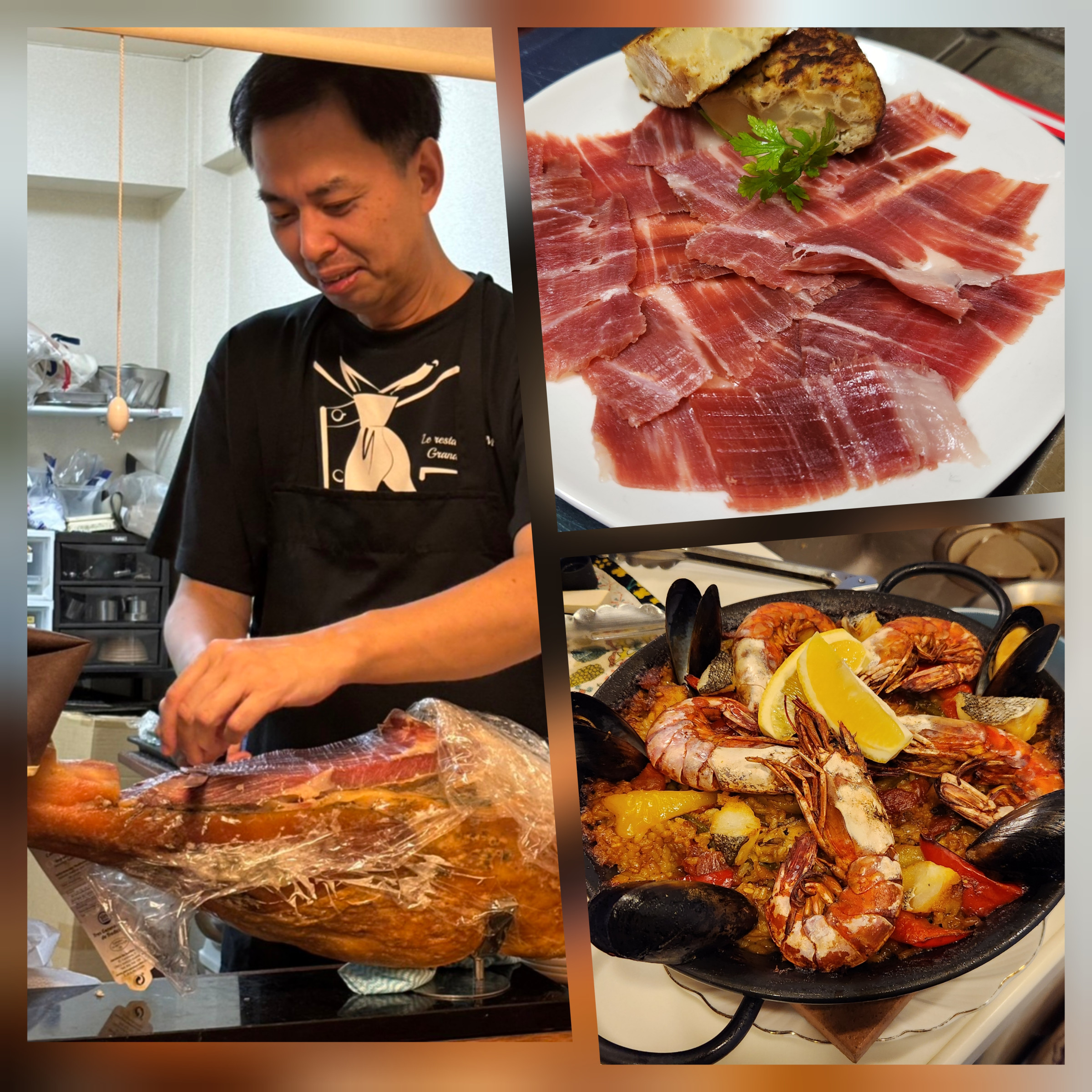 イベリコ生ハム付きのワイン会も開催中🍷🍖