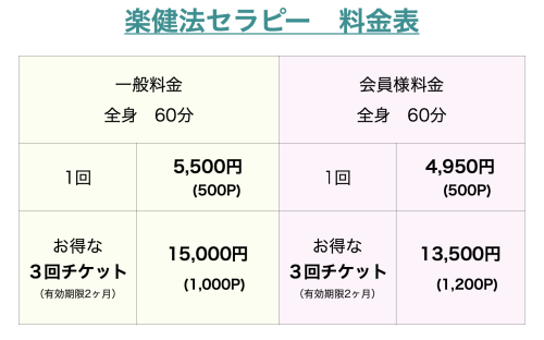 楽健法セラピー料金表スクリーンショット 2025-01-04 13.54.32.png