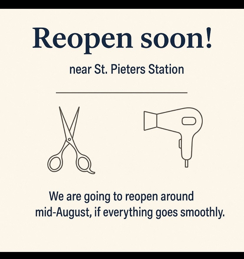 We are going to reopen soon (in mid-August), if everything goes smoothly.