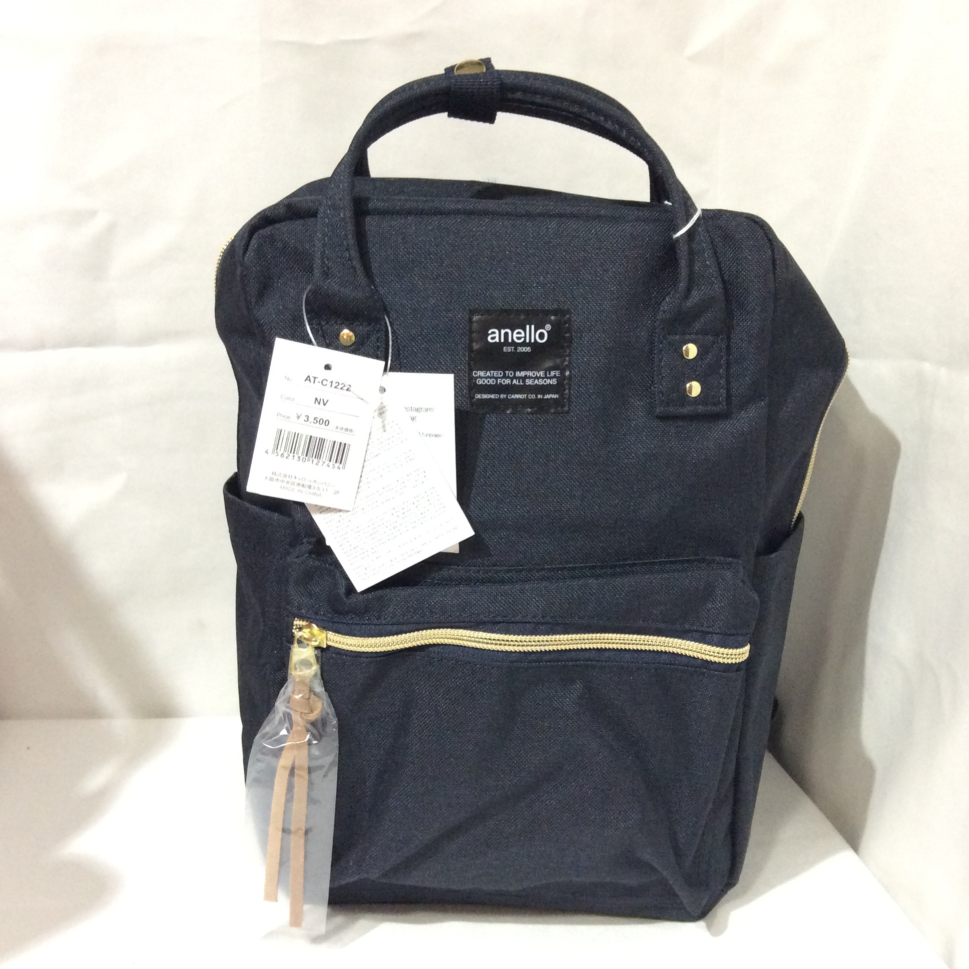 新品 今季 Anello アネロ ミニリュック ネイビー リサイクルブティック M S Garden Market エムズガーデンマーケット