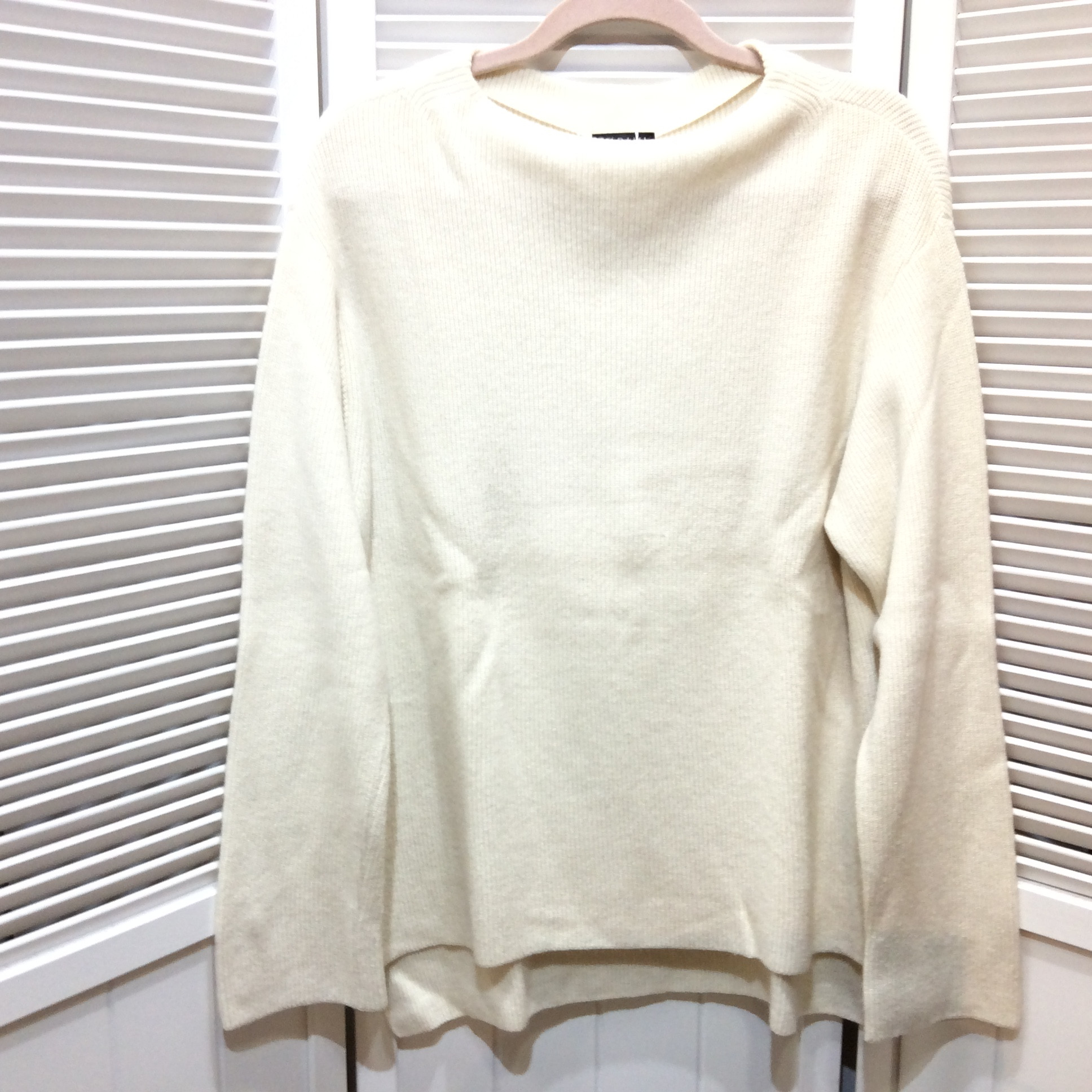INDIVI インディヴィ  セーター  13号 オフホワイト  