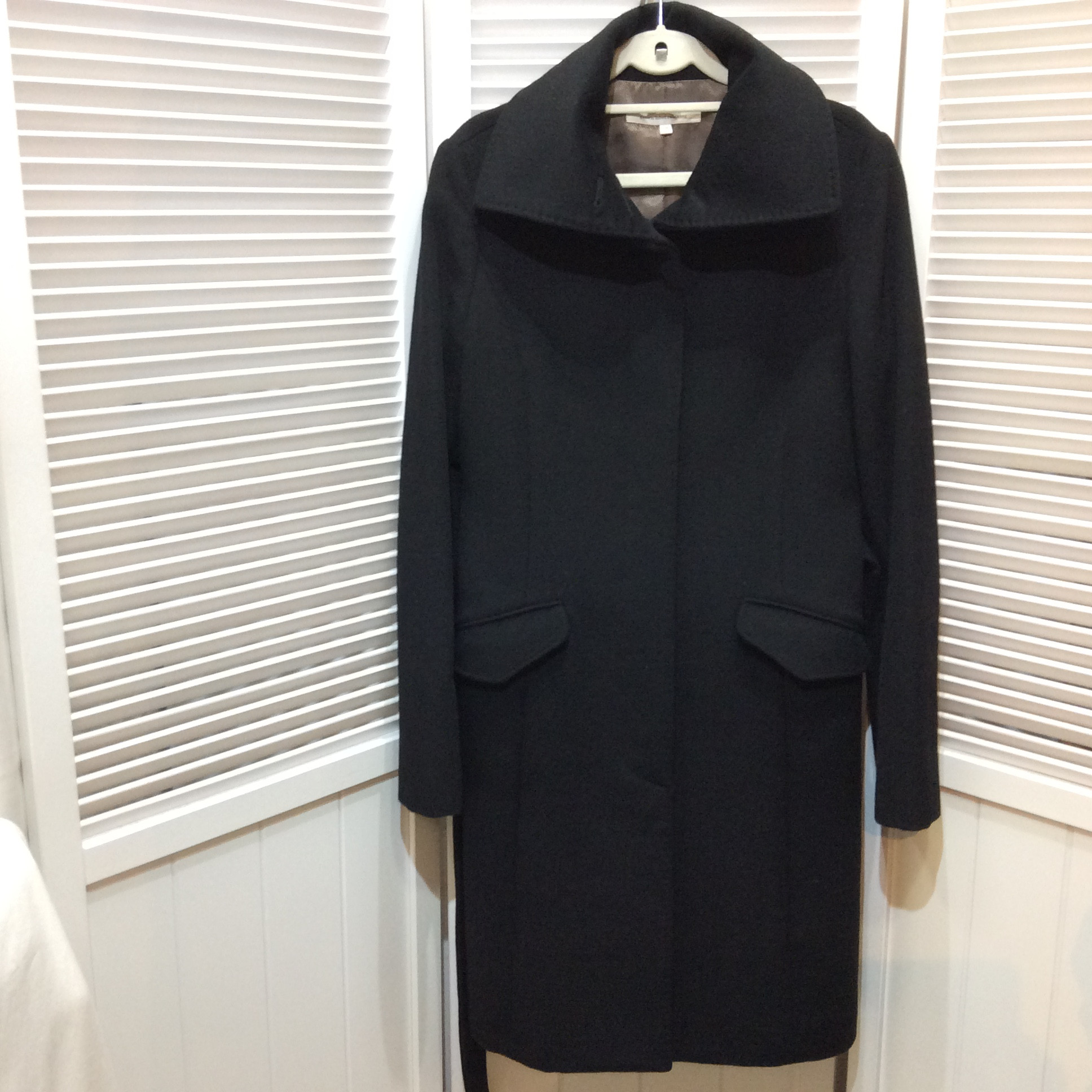 グリーンレーベル ウールコート  38  ブラック