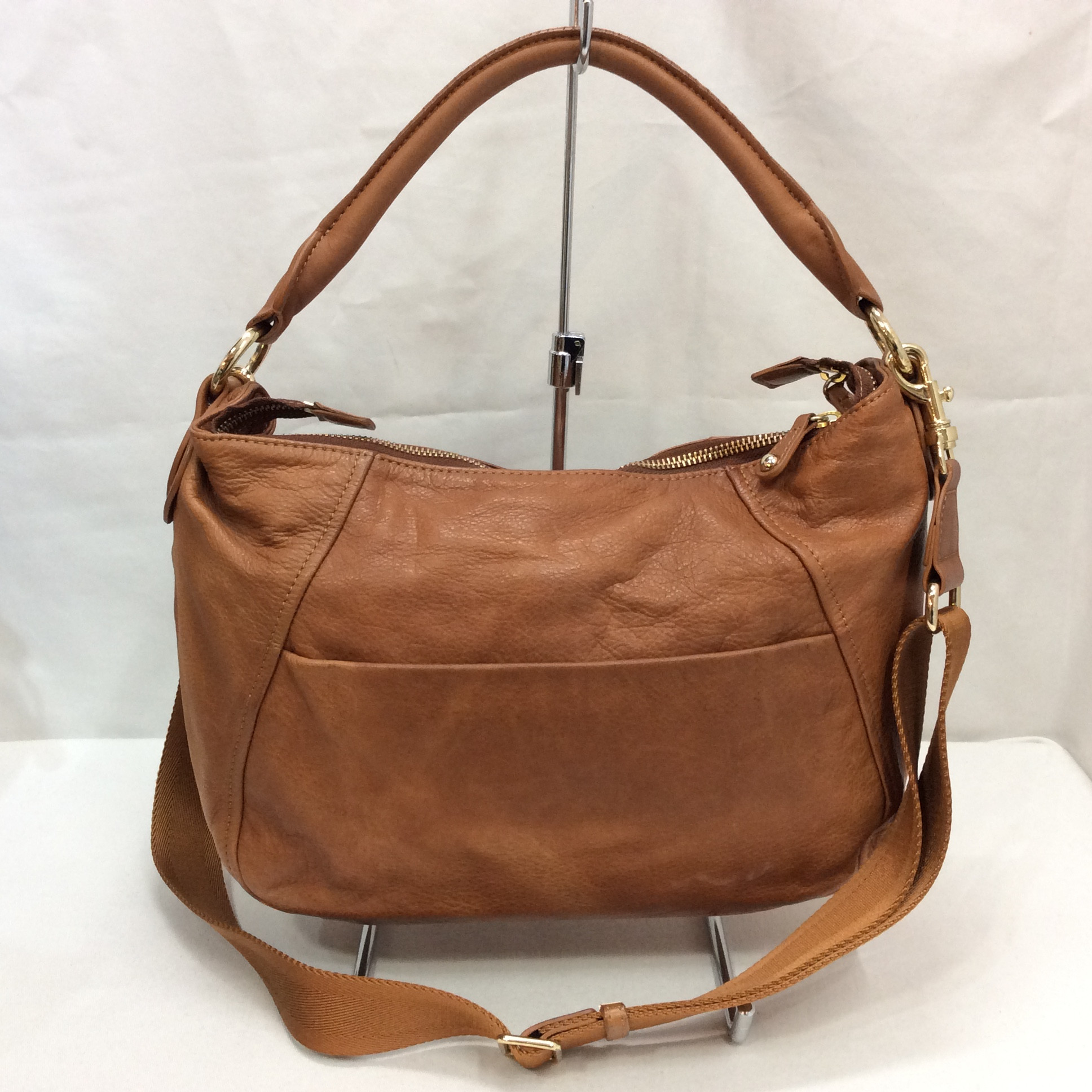 russet ラシット ショルダー付きハンドバッグ 2WAY ブラウン