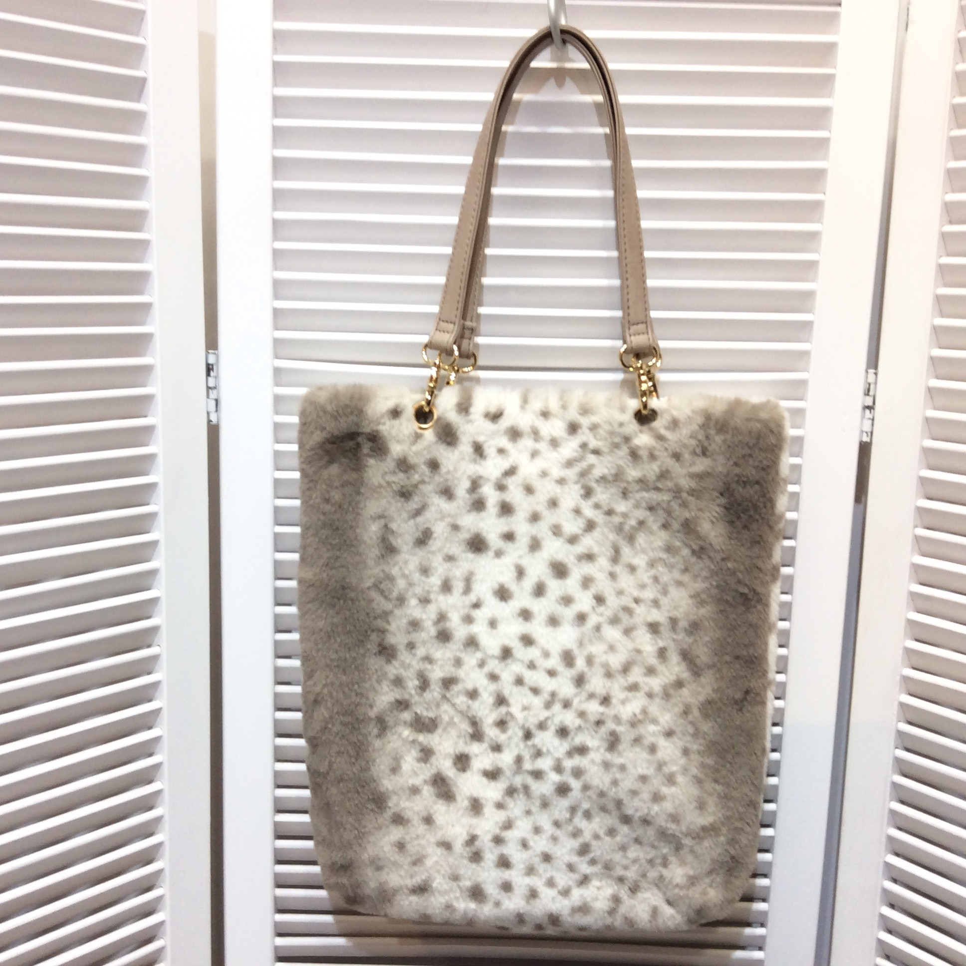 フェイクファー バッグ  アニマル柄