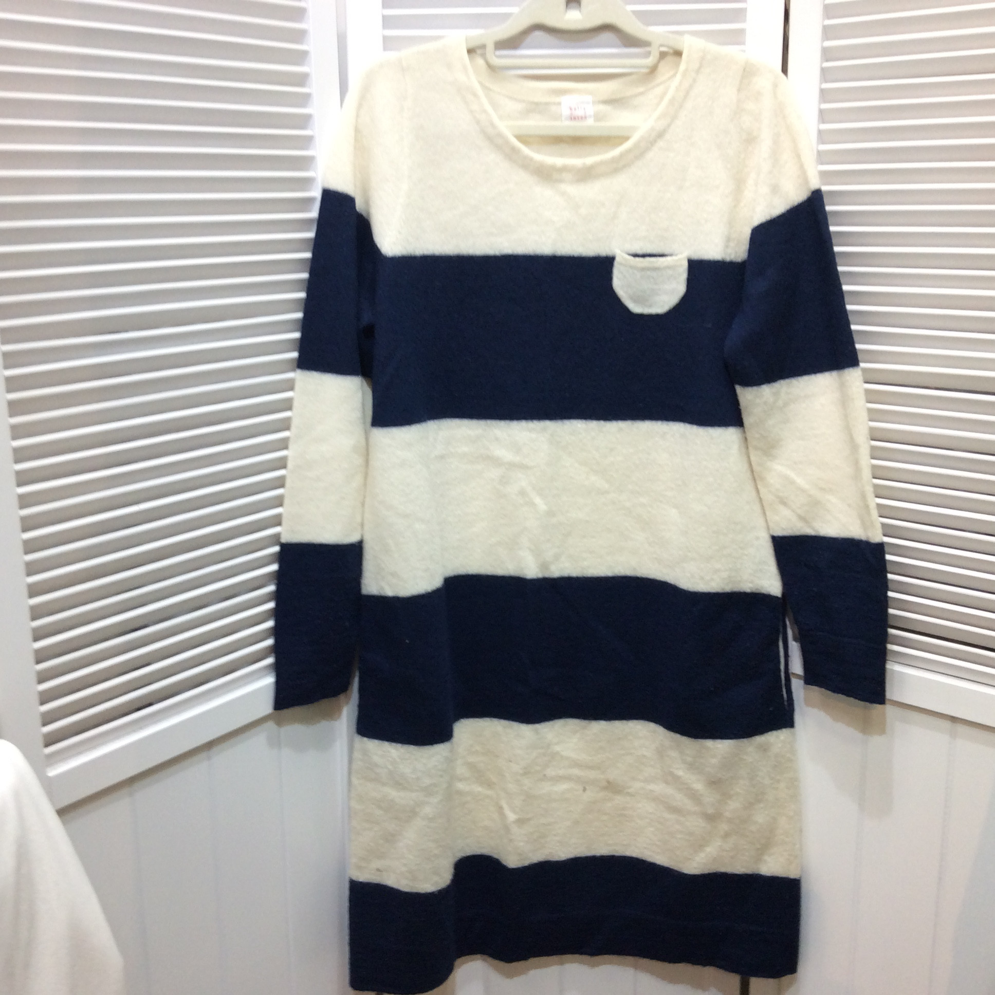 ビュルデサボン ニットチュニック  フリーサイズ    ボーダー