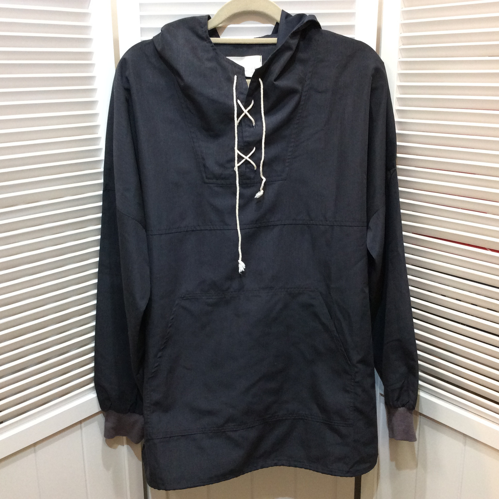 n'Or LABEL ノアールレーベル レディース フード付きプルオーバー F ネイビー