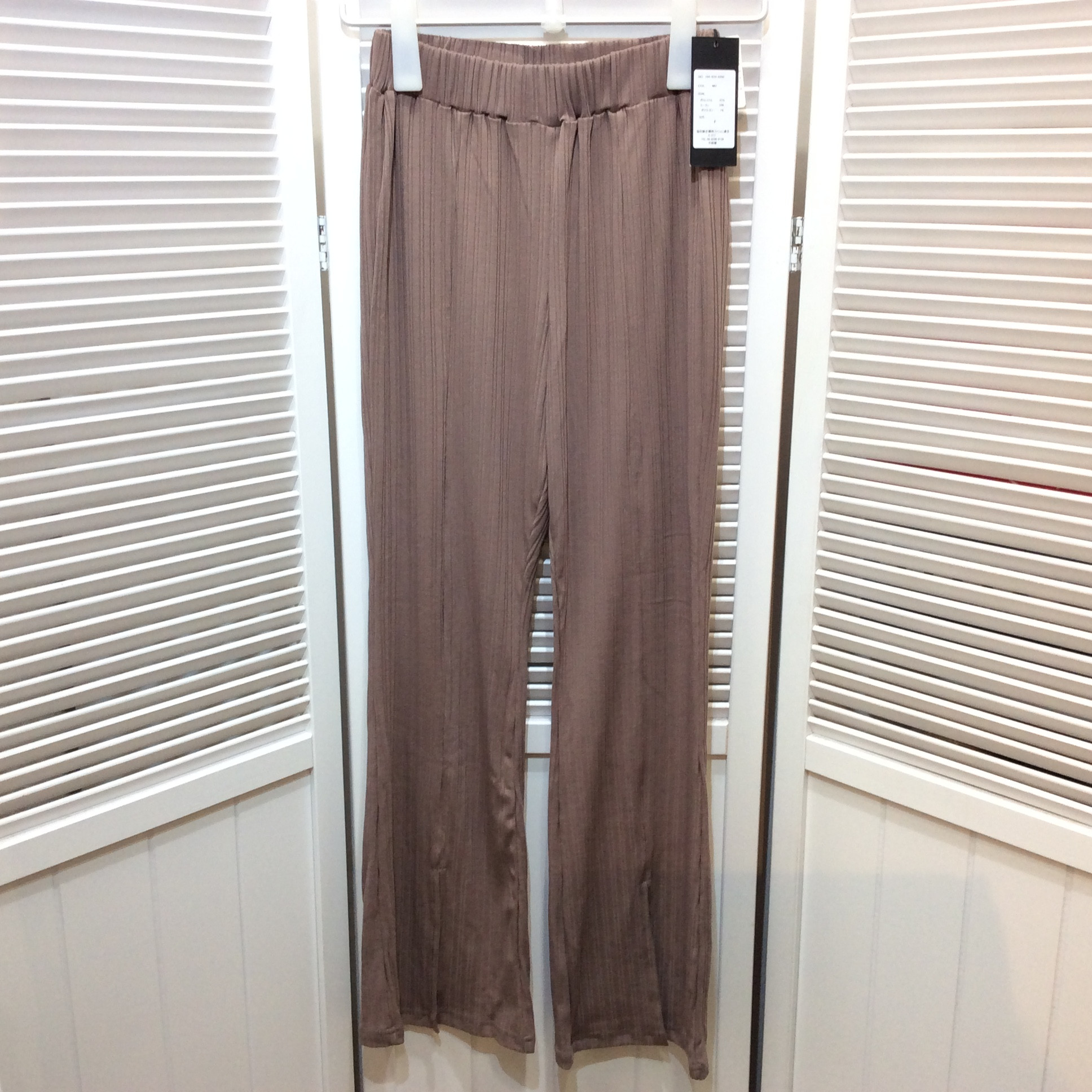 未使用☆RUMOR ルーマー レディース パンツ F フリーサイズ モカ ブラウン系 hiriy ヒリー