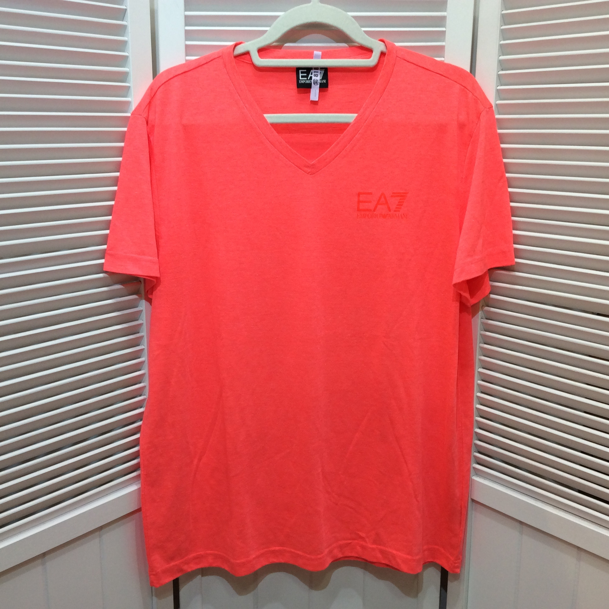 EMPORIO ARMANI エンポリオ アルマーニ EA7 半袖Ｔシャツ XL ピンク系