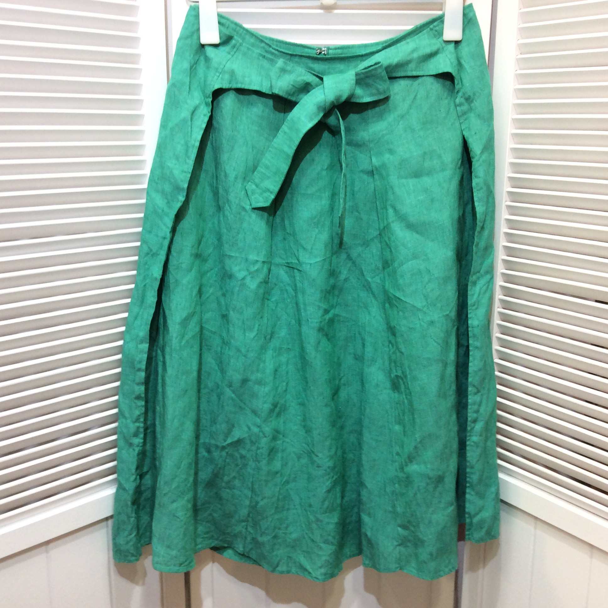 SCAPA スキャパ 麻スカート  38  グリーン