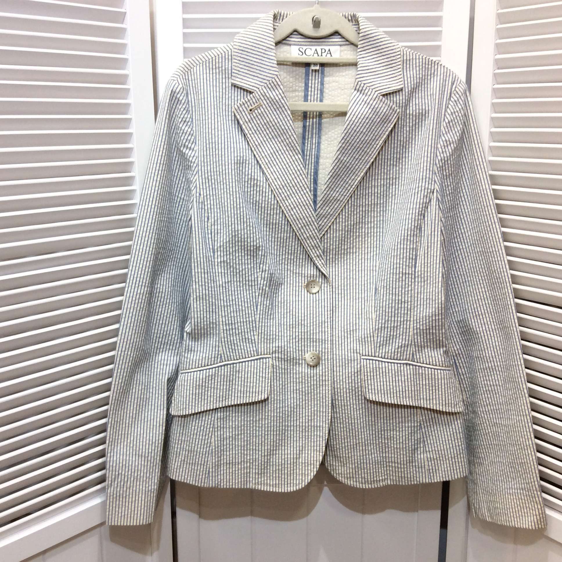 SCAPA スキャパ ジャケット 9号 ストライプ