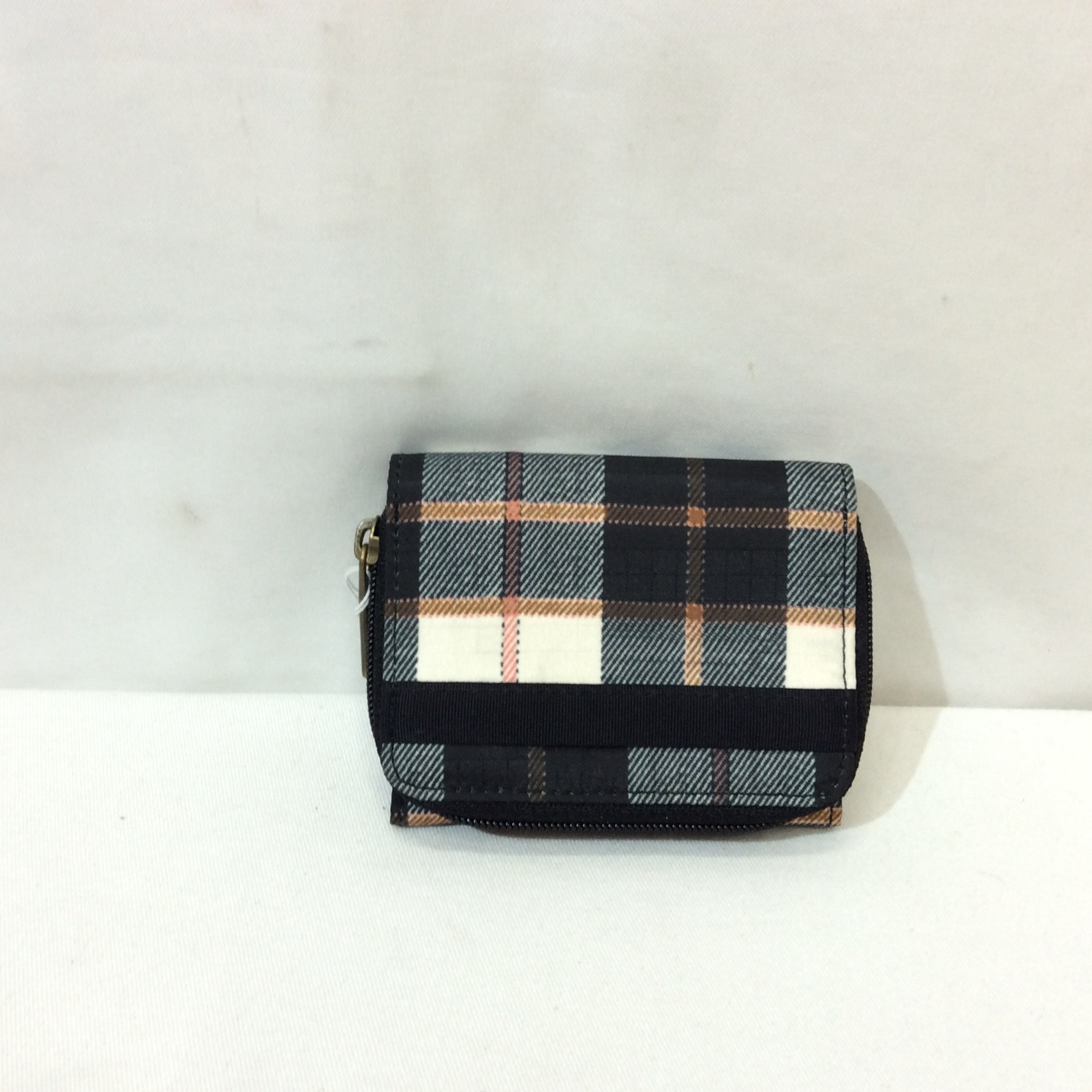 レスポートサック  3つ折りナイロン財布  チェック柄