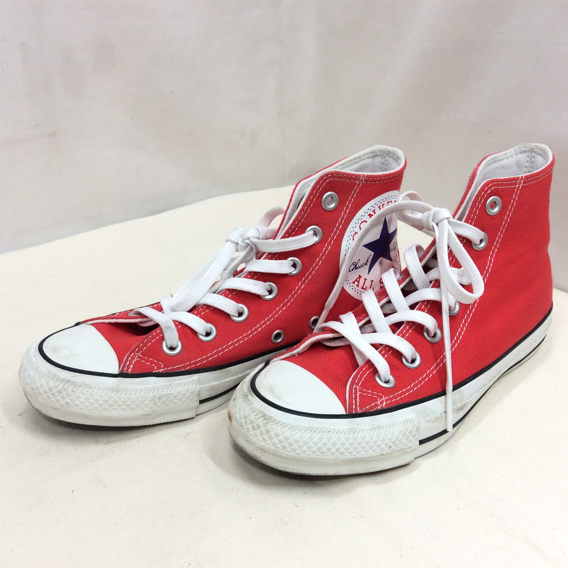 コンバース ハイカットスニーカー 23.5cm  赤