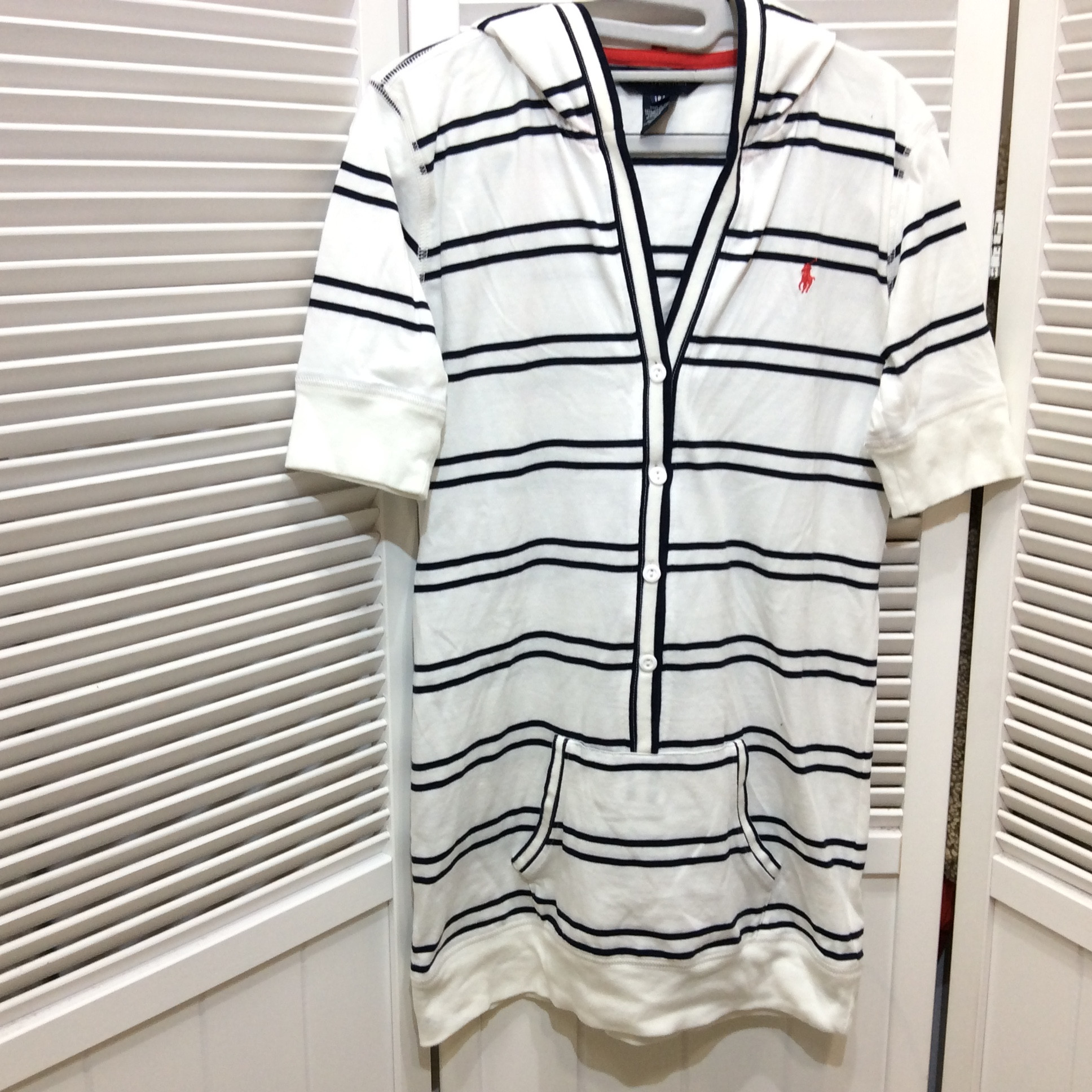 ラルフローレン フード付きチュニック 160  ボーダー