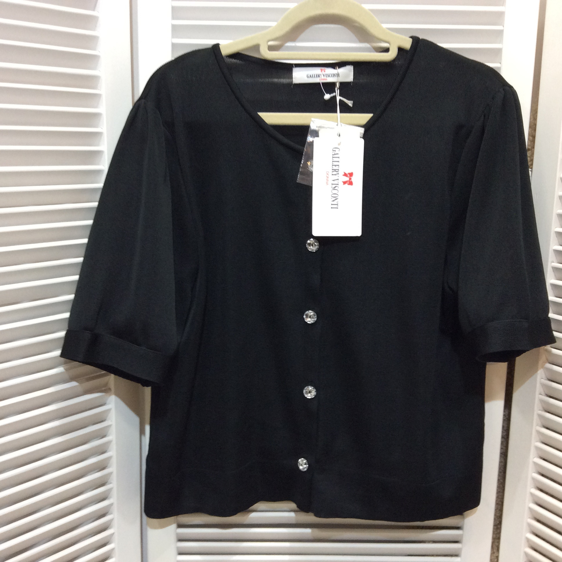 未使用 ビスコンティ  ボレロカーディガン 3 黒