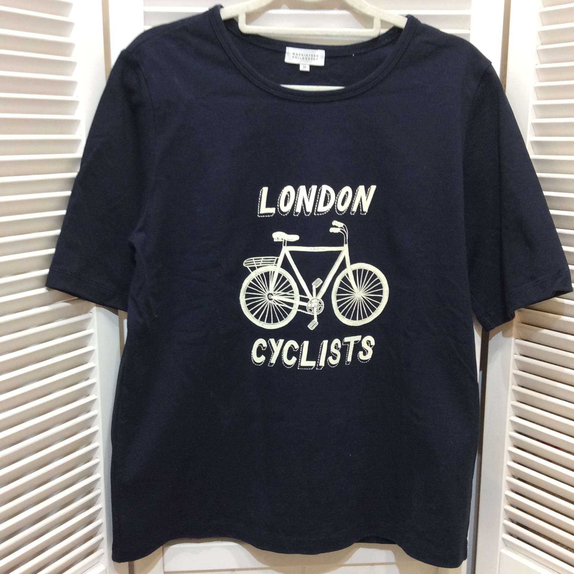 マッキントッシュフィー Tシャツ  38  ネイビープリント