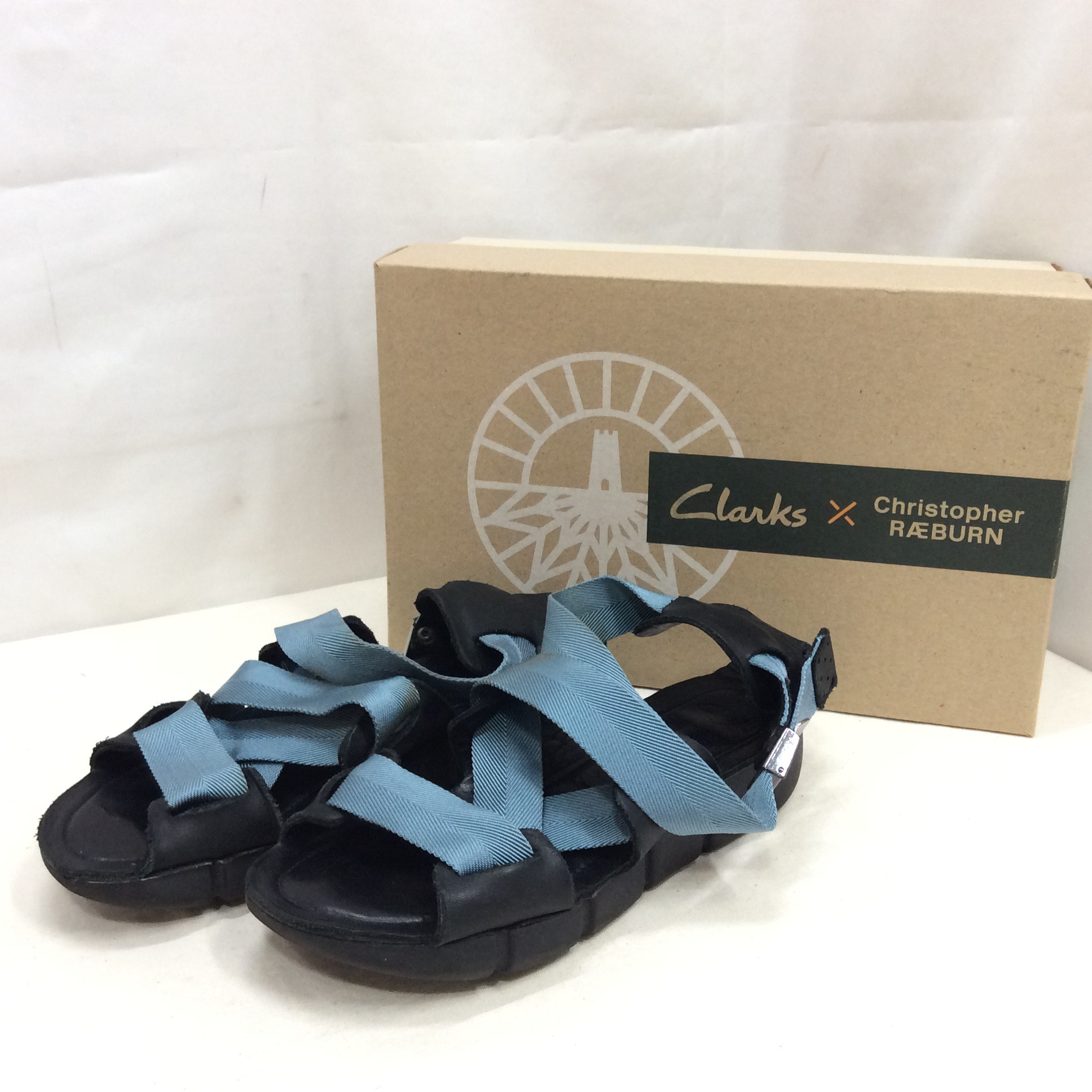 クラークス サンダル  22.5cm  ブルー