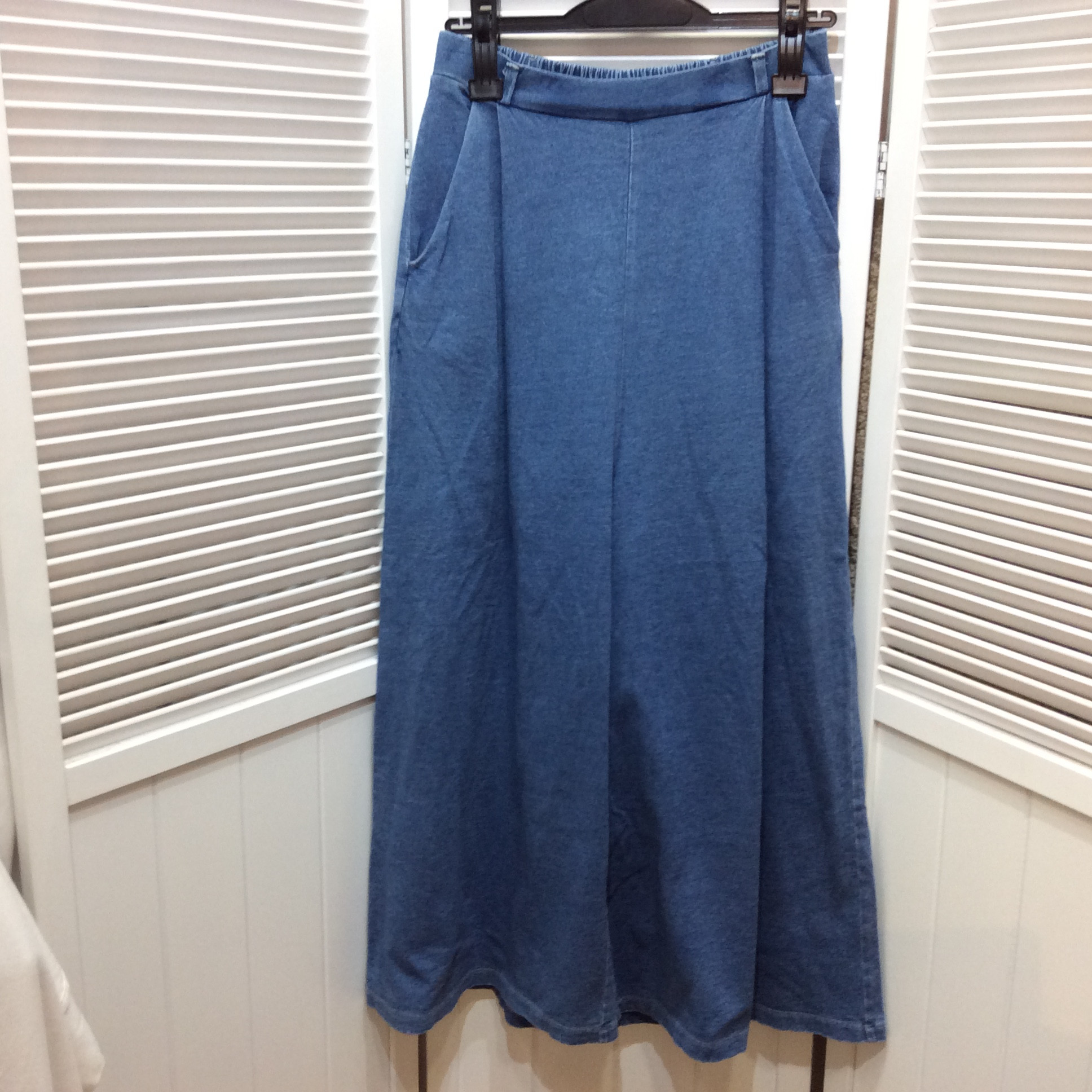 GU デニムワイドパンツ   M  