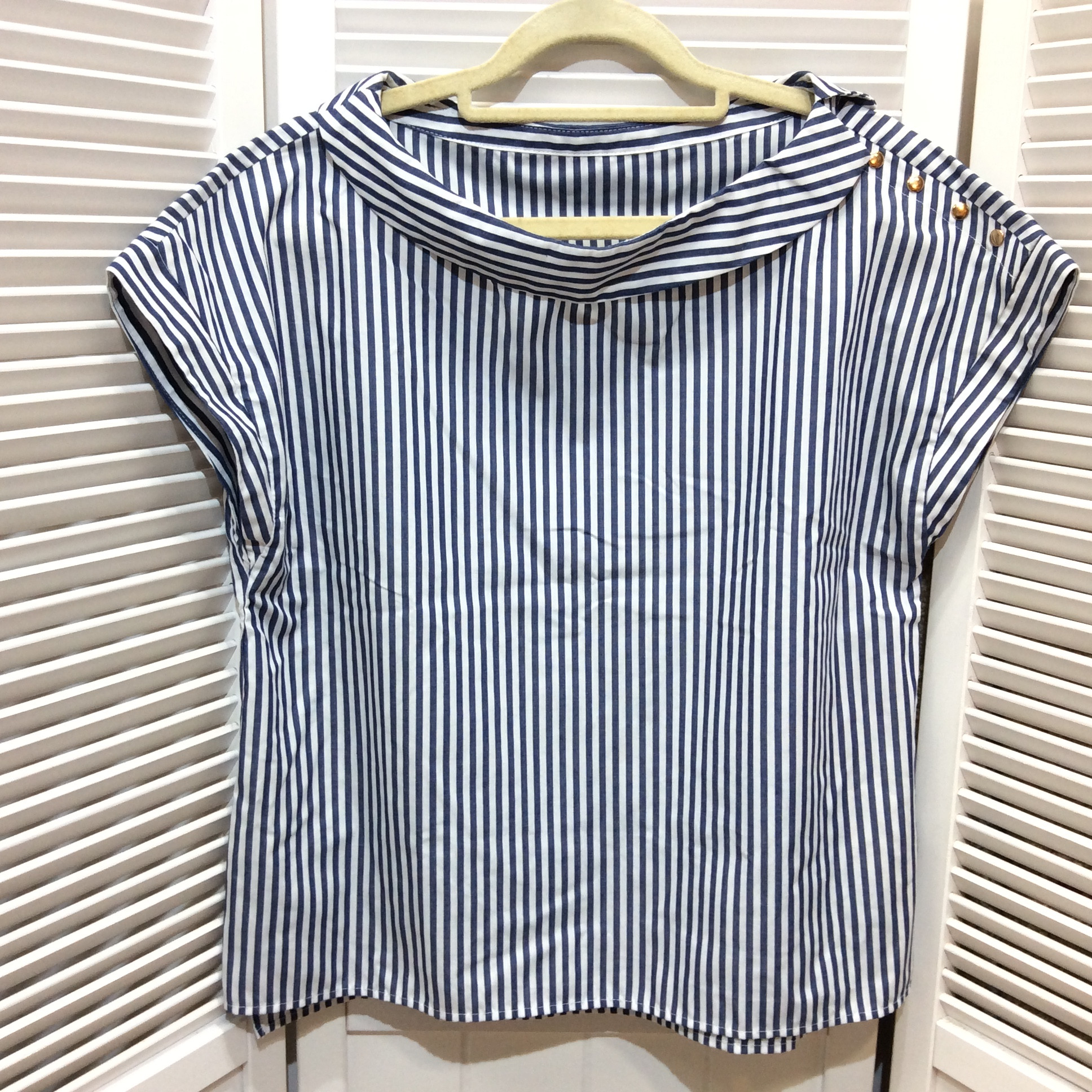 YACCAVECCA. ブラウス フリーサイズ  ストライプ