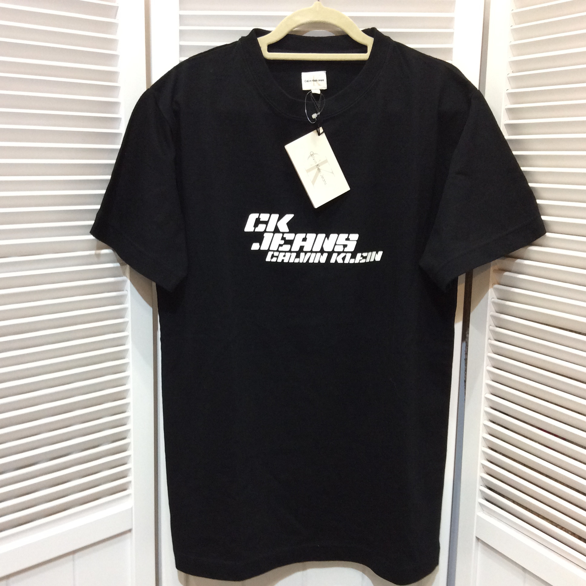 未使用 カルバンクライン ジーンズ メンズ Tシャツ  M  黒