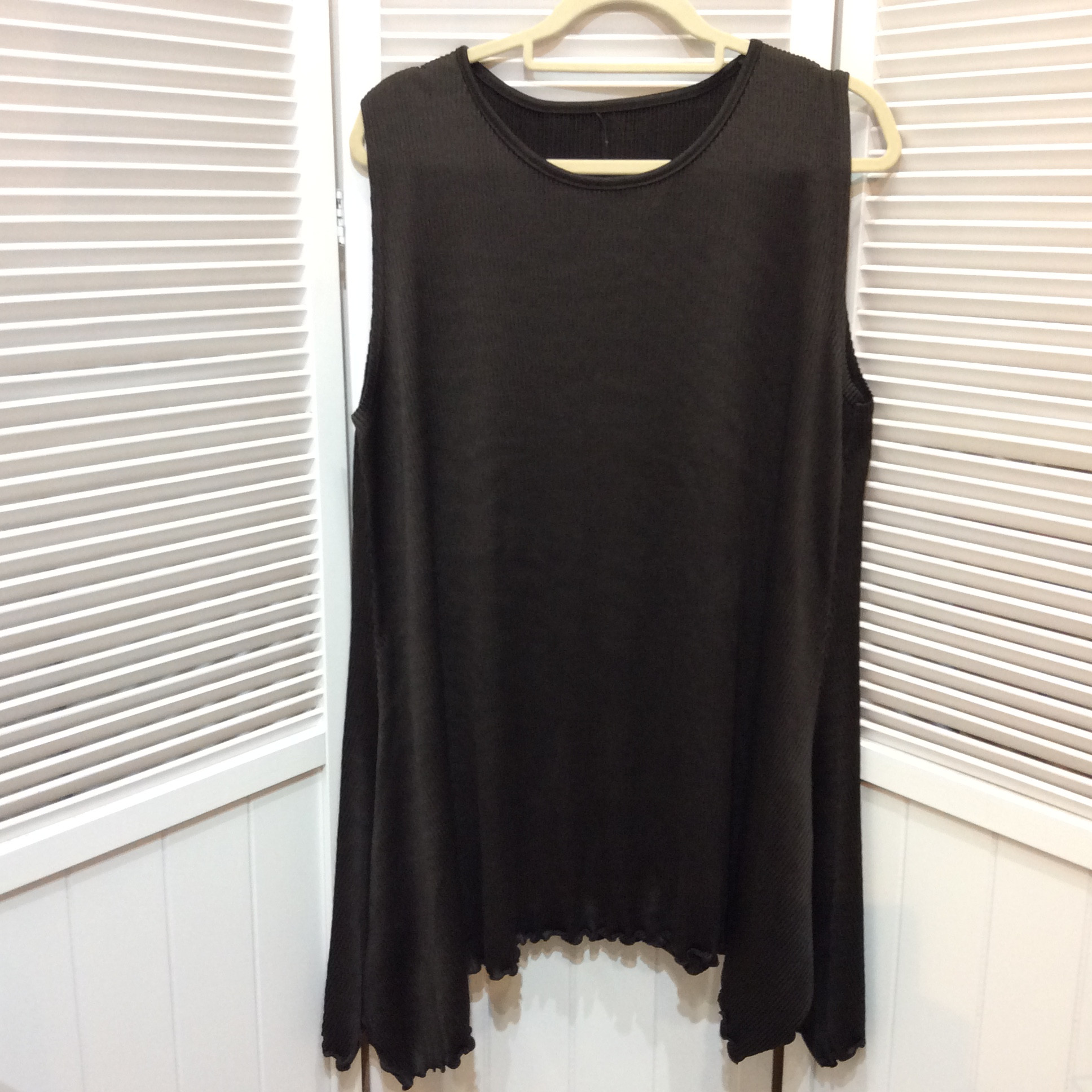 ノースリーブチュニック  M〜L  こげ茶