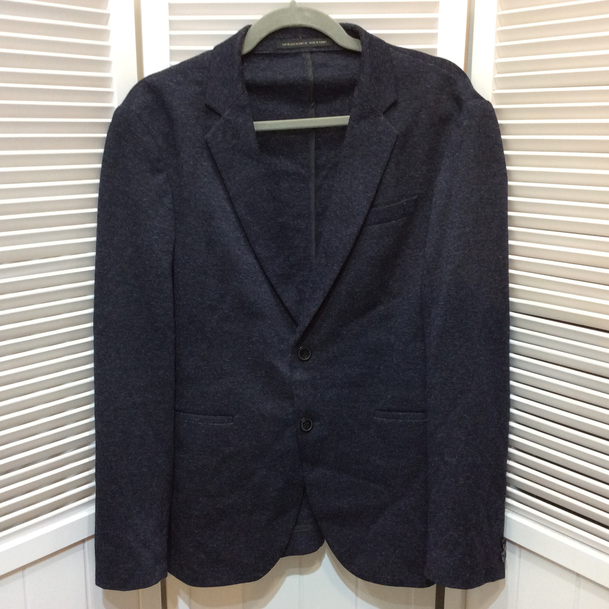 ZARA ザラ メンズ ジャケット ネイビー EUR46 USA36 MEX46 Suits Collection AW'18