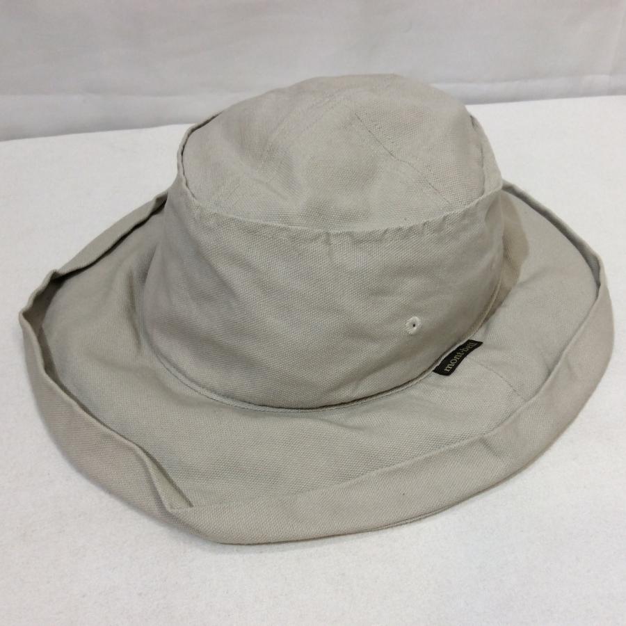 mont-bell モンベル 帽子 L 58~60cm ベージュ 綿 ハット