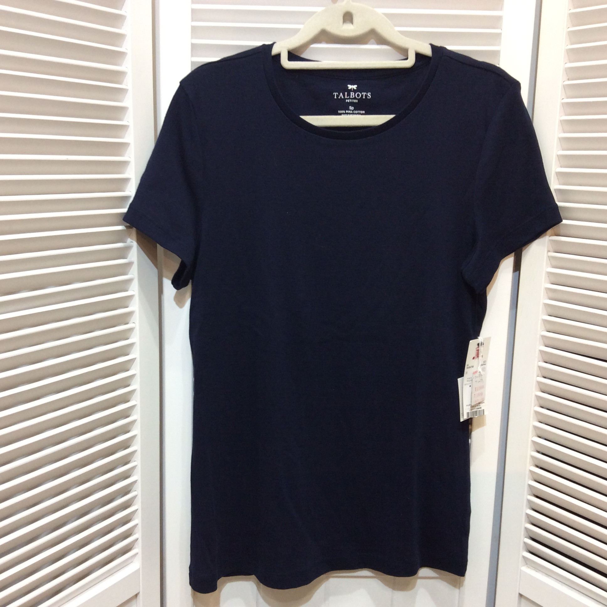 未使用 TALBOTS Tシャツ  SP  ネイビー