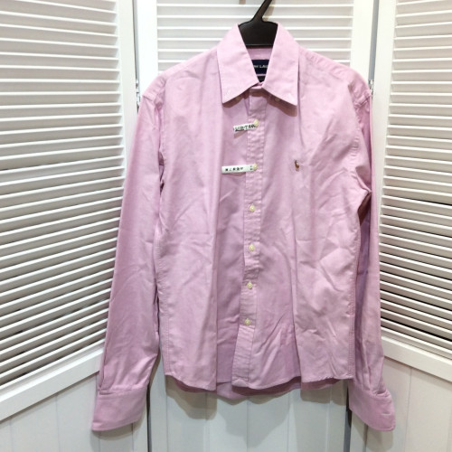 ラルフローレン 長袖シャツ  サイズ4 ピンク