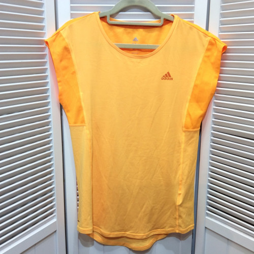 アディダス スポーツ用 Tシャツ  L  オレンジ
