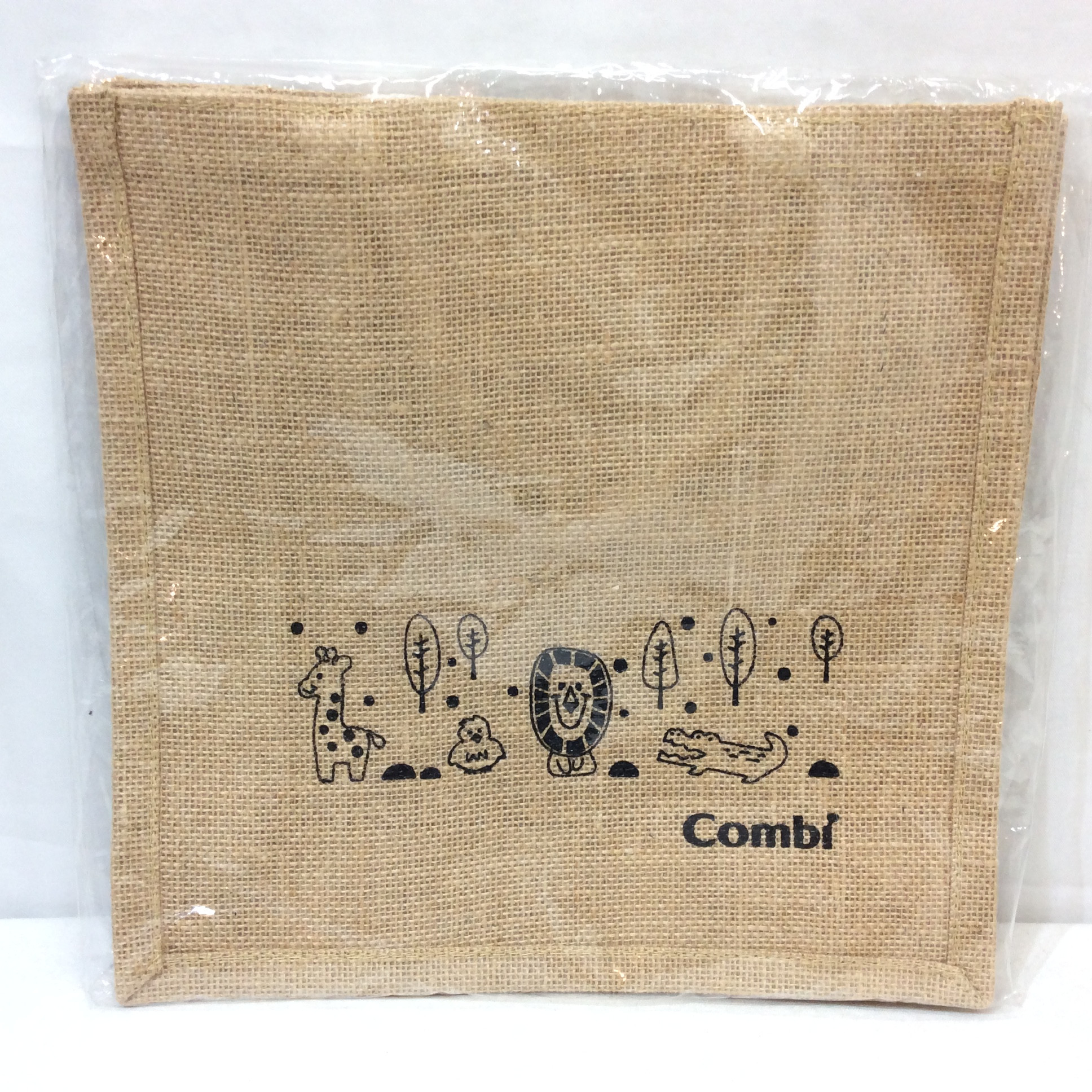 未使用☆Combi コンビ ジュートスクエアトート