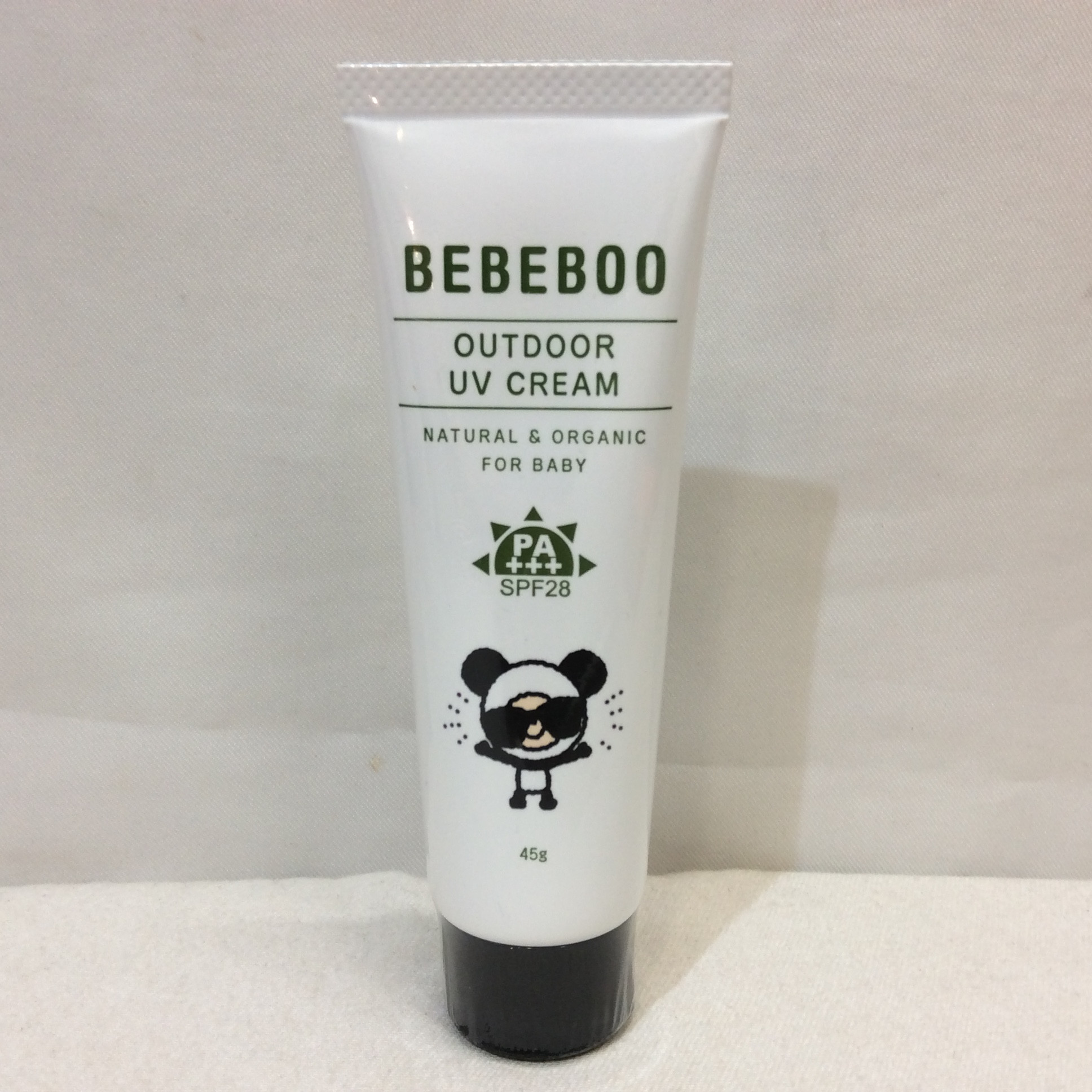 新品☆BEBEBOO ベベブー UVクリーム(日焼け止め用) 45g PA+++ SPF28 OUTDOOR UV CREAM