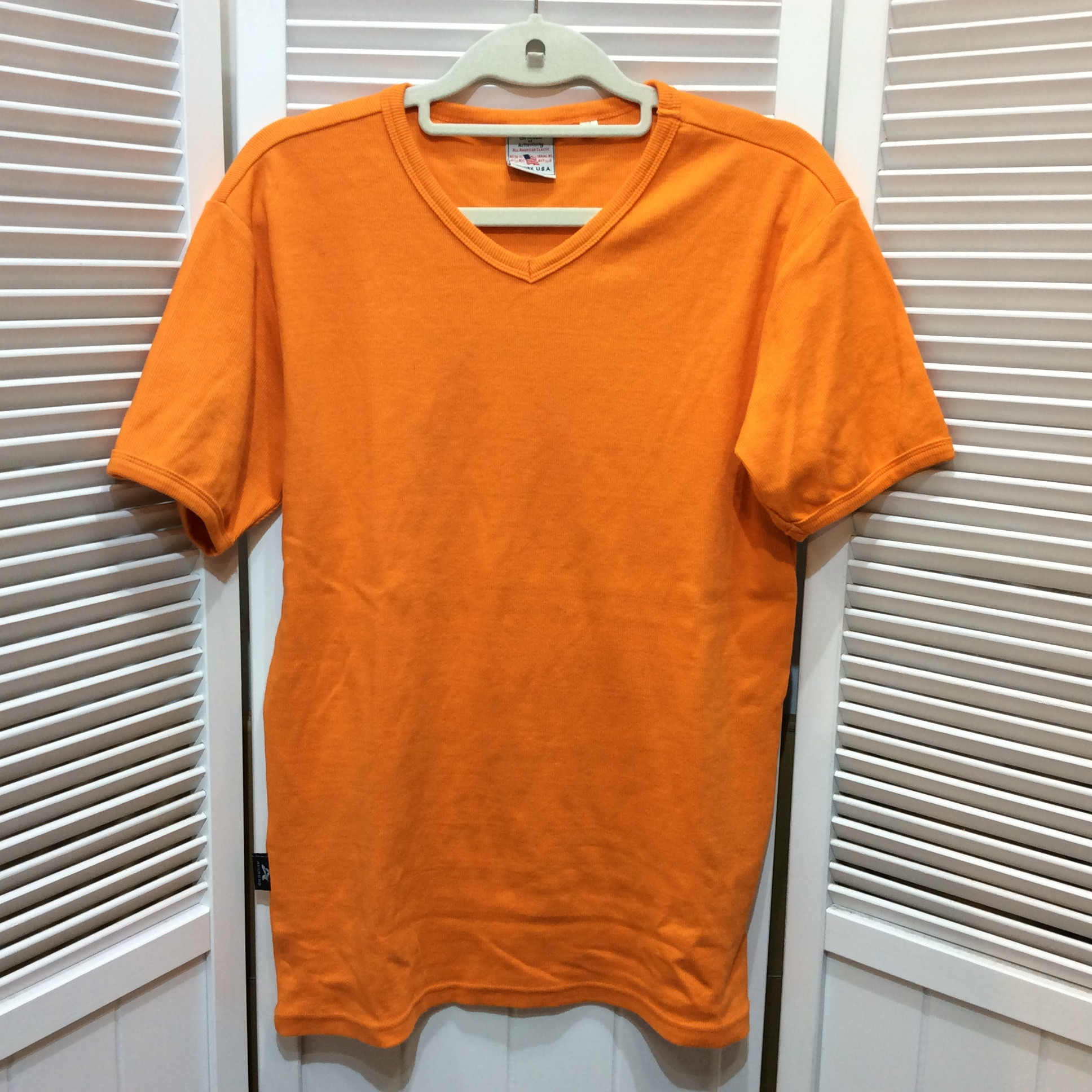 AVIREX アヴィレックス メンズ 半袖Tシャツ L オレンジ